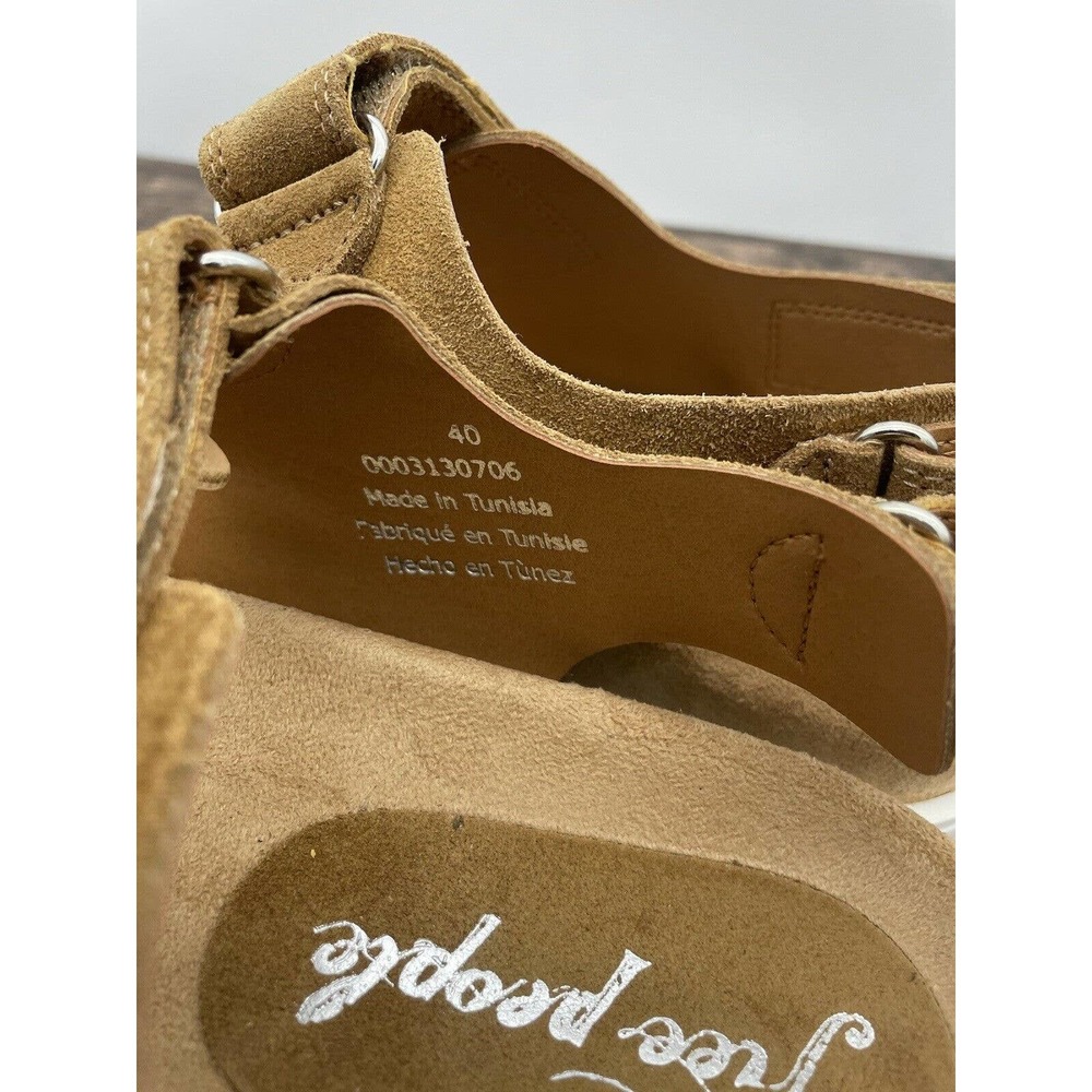 Free People New Moon Suede Open Toe Sandals - Picture 8 of 10
